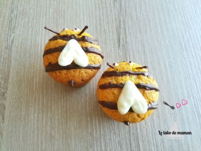 mini muffins abeilles pour les enfants